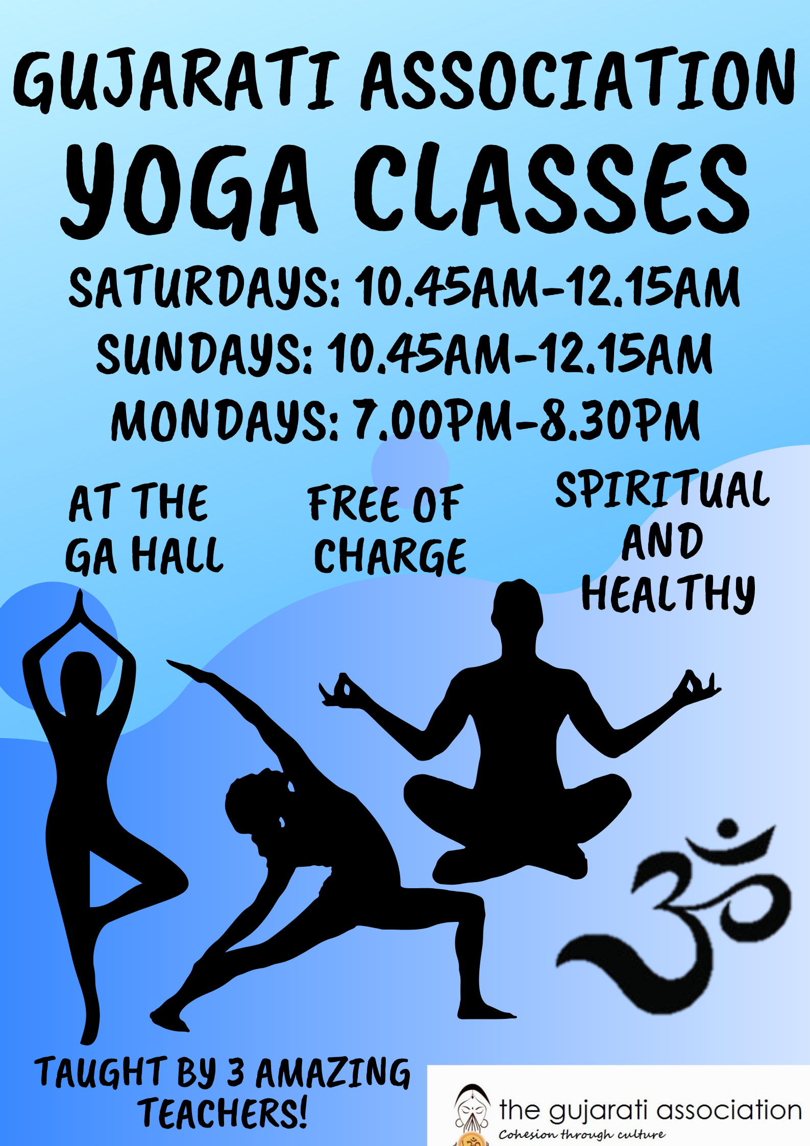 Yoga Class Chitraben The Gujarati Association, Wolverhampton